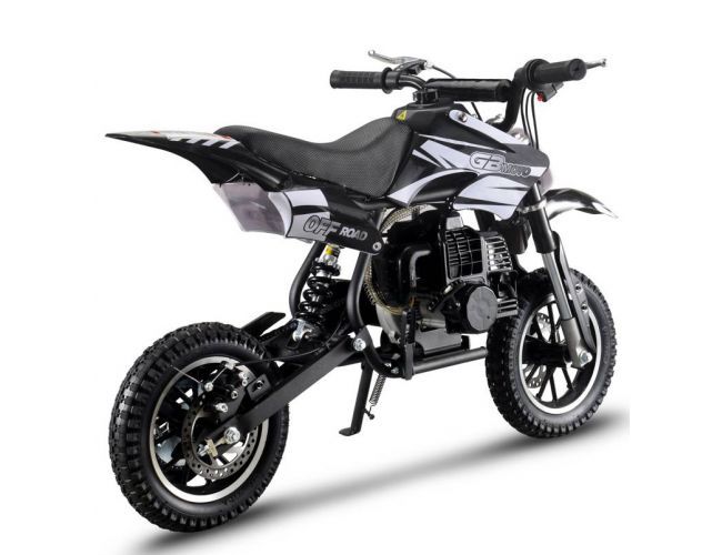 GBMOTO Upgraded 50cc - Black Kids Dirt Bike