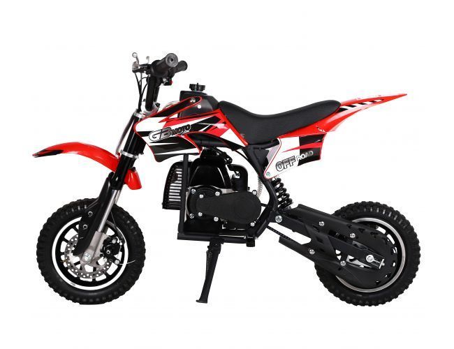 RED GBMOTO Upgraded 50cc Kids Dirt Bike, Fully Automatic, 95% Assembled