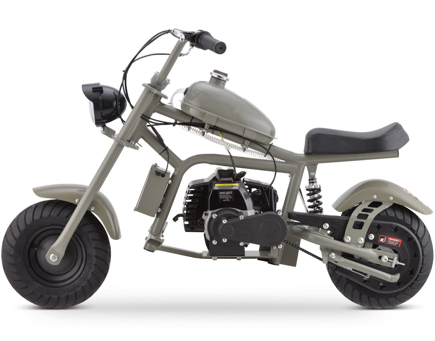 GREY - 2024 Black DB03 50cc Kids Gas Dirt Bike, Mini Pit Bike