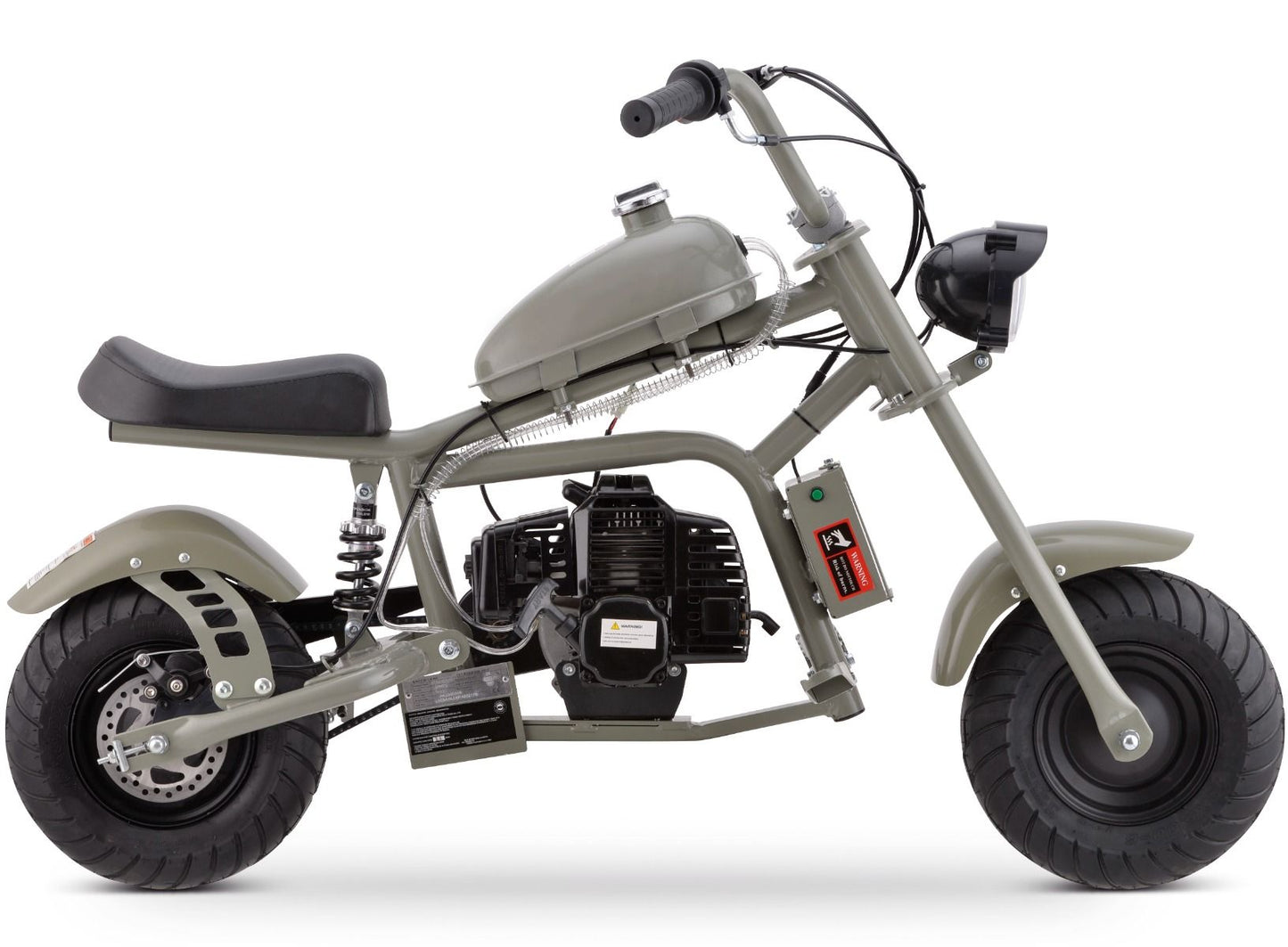 GREY - 2024 Black DB03 50cc Kids Gas Dirt Bike, Mini Pit Bike