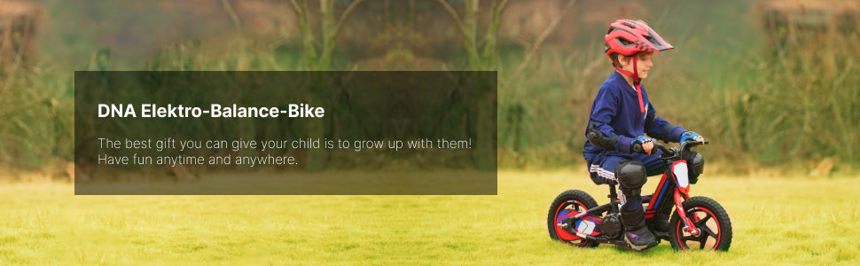 RED - 24V Electric Dirt Bike for Kids, 12" Wheel Electric Balance Bike for Ages 3-6