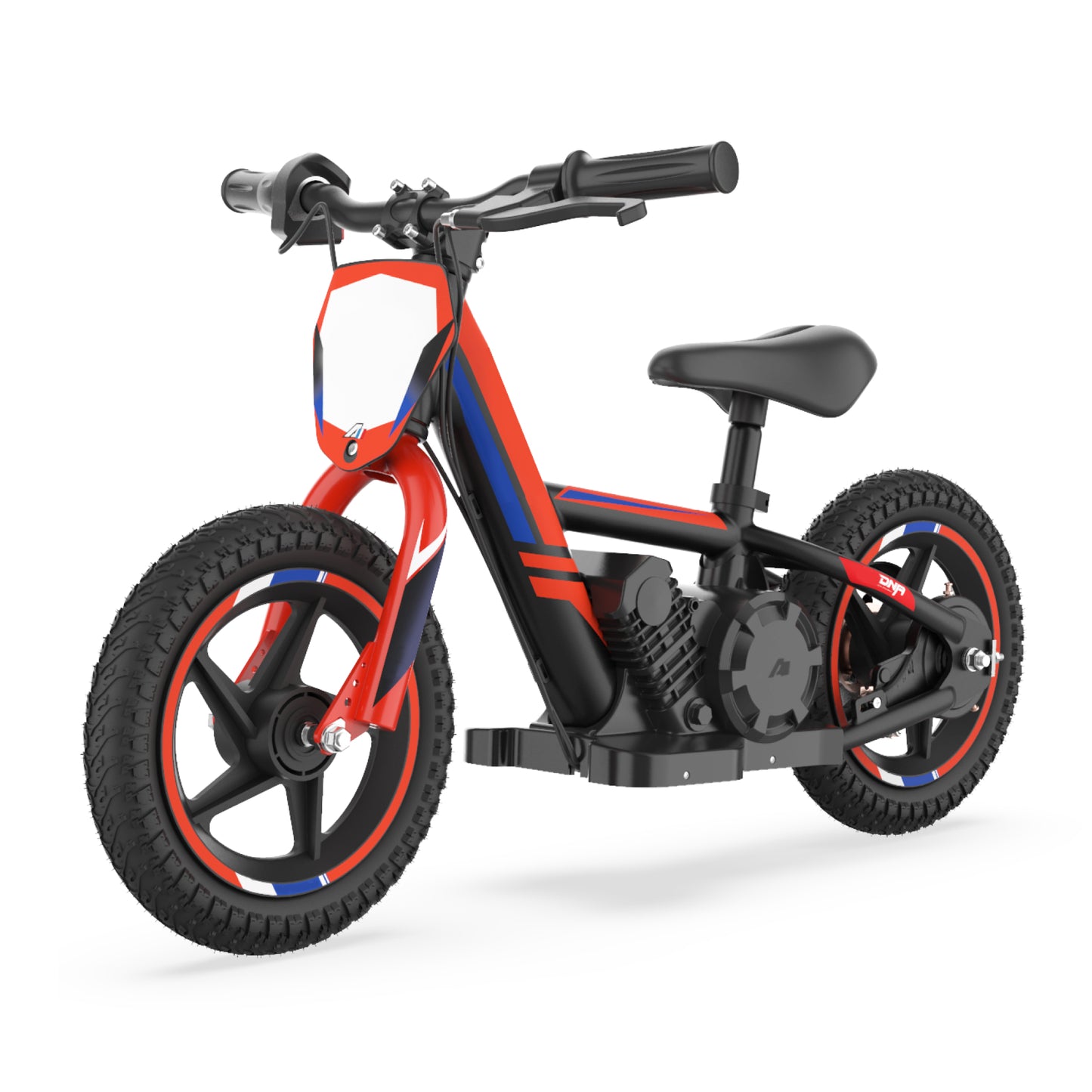 RED - 24V Electric Dirt Bike for Kids, 12" Wheel Electric Balance Bike for Ages 3-6