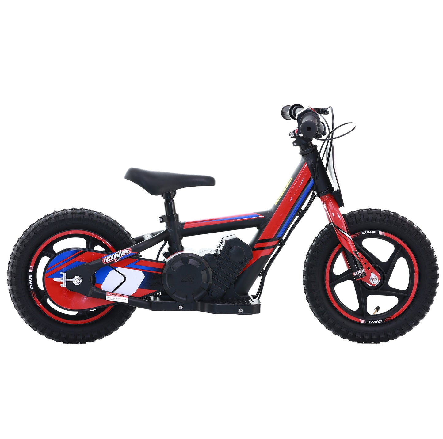 RED - 24V Electric Dirt Bike for Kids, 12" Wheel Electric Balance Bike for Ages 3-6