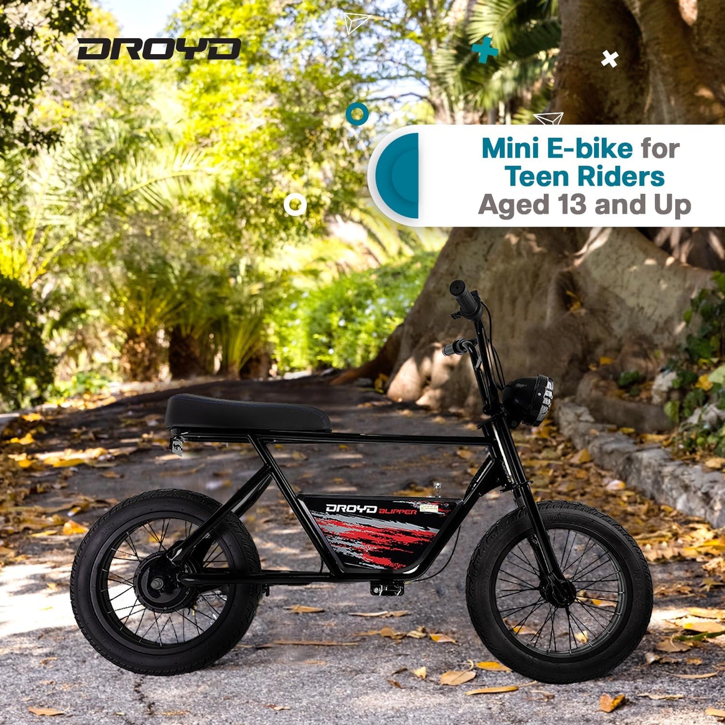 BLACK - Droyd Blipper Electric Mini Bike