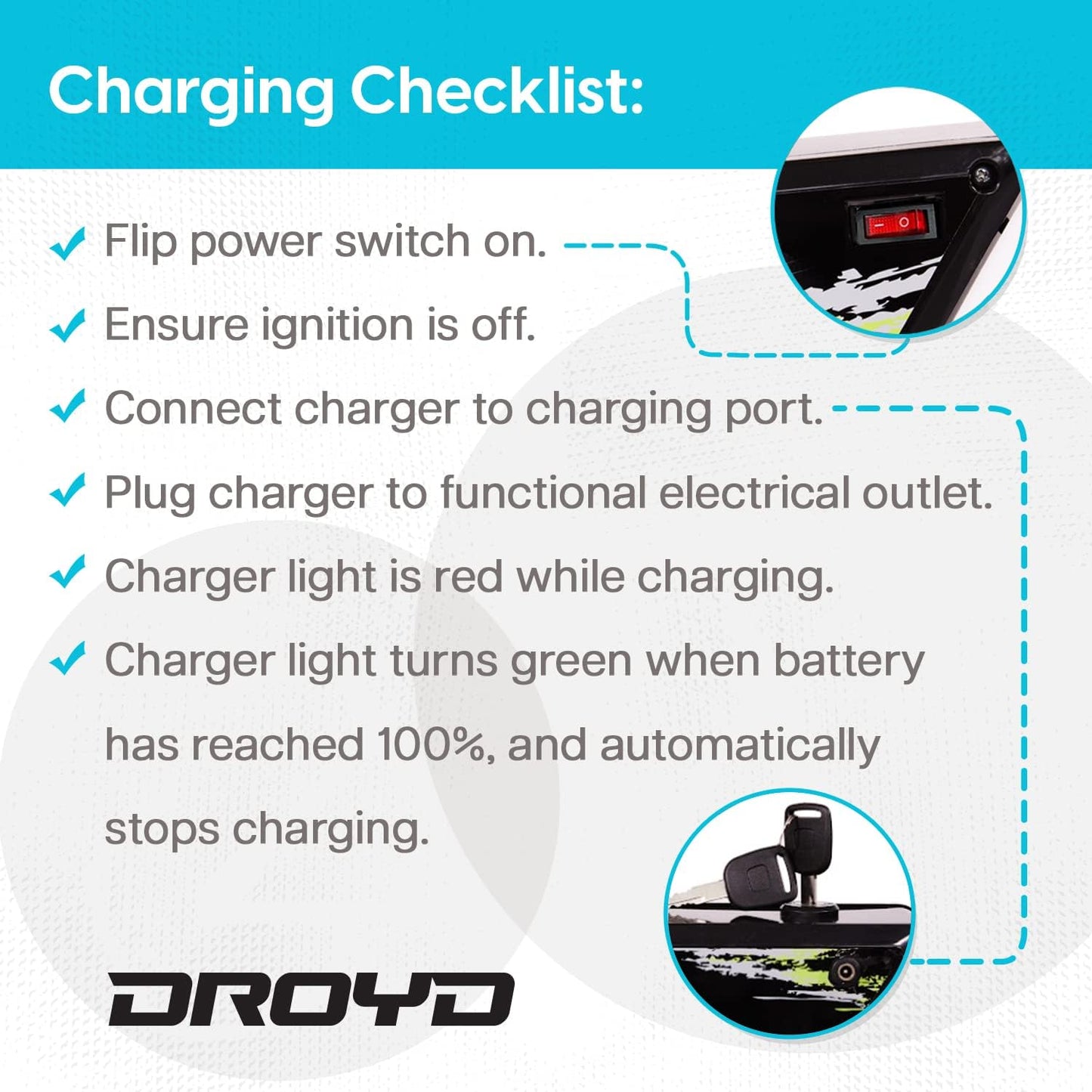 WHITE - Droyd Blipper Electric Mini Bike - Electric Bike for Kids Ages 13 & Up - 250W Mini Bike w 12.5MPH up to 12.5 Miles - Electric Bike for Kids up to 60 Mins Run Time, 16in Tire, 24V 10Ah Battery