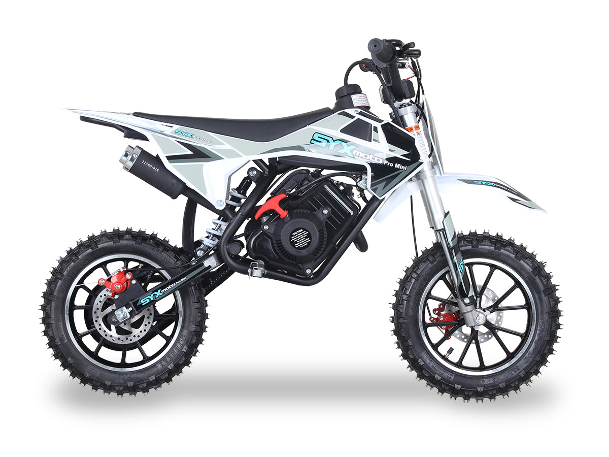 Grey Mini Dirt Bike - SYX PAD50-3