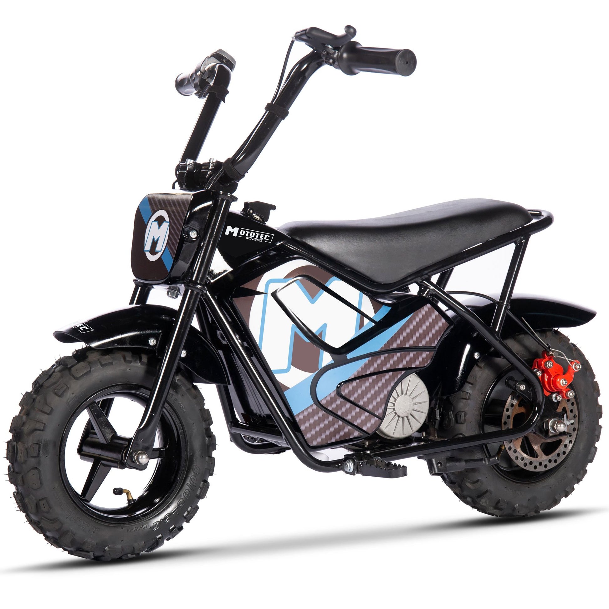 Electric Powered Mini Bike BLACK