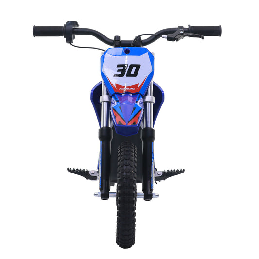 BLUE - Electric Dirt Bike for Kids, 36V 250W 12