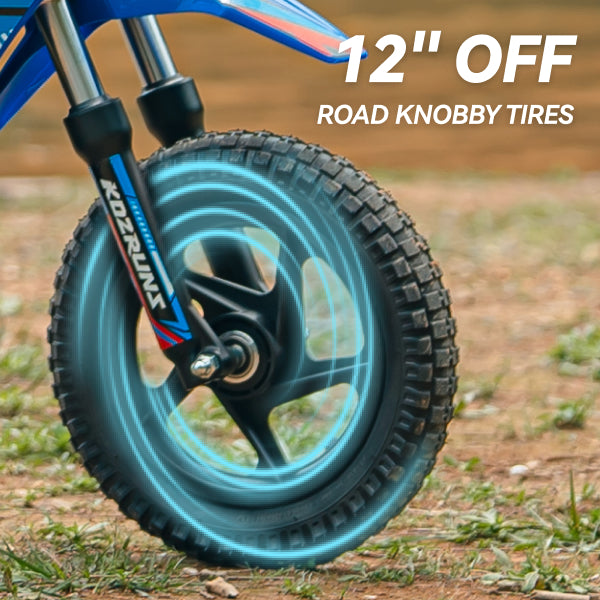 Road Knobby Tires - Electric Dirt Bike for Kids