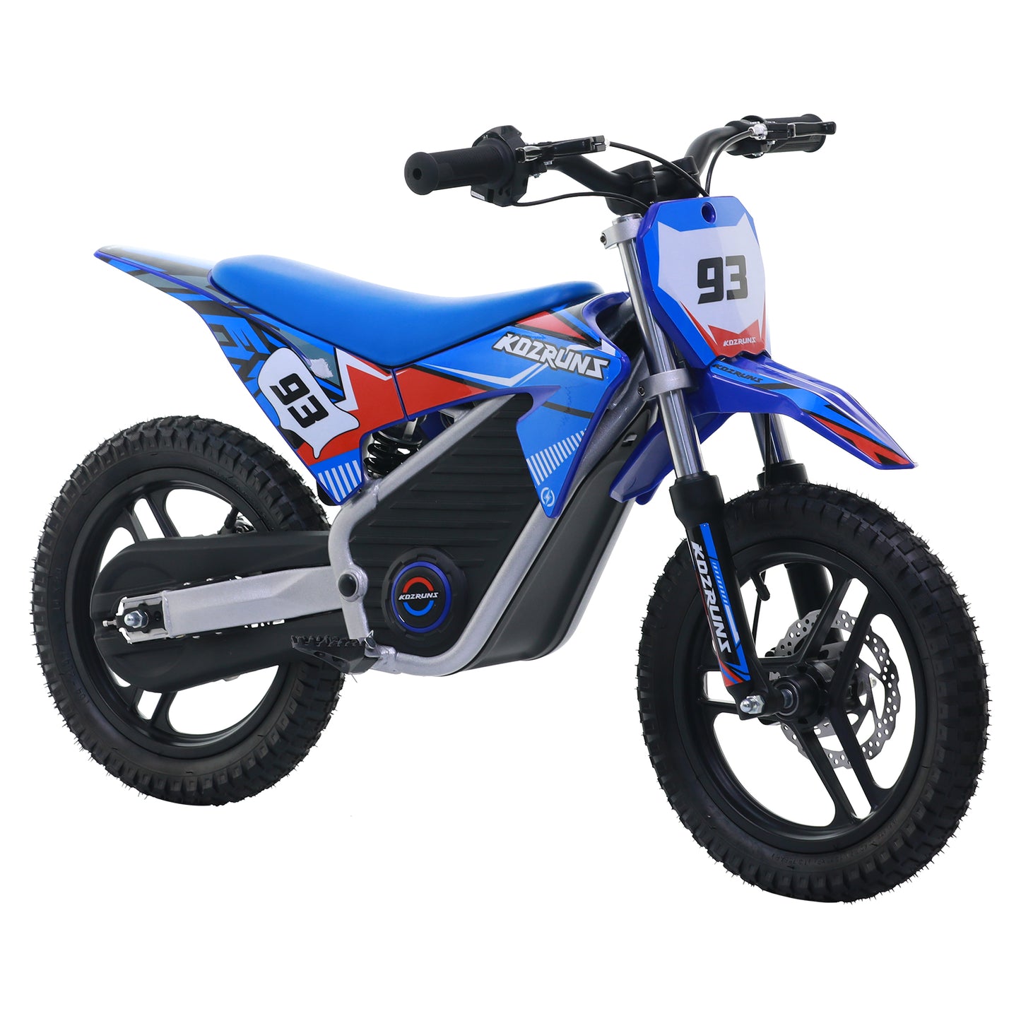 BLUE - Electric Dirt Bike for Kids, 36V 350W 14" Wheel Electric Balance Bike for Ages 6-12