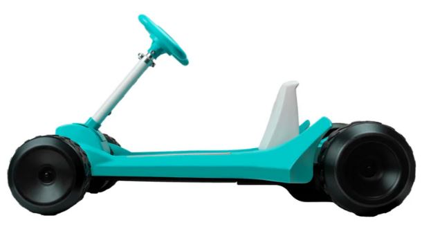TEAL - Droyd Zypster Electric Mini Go-Kart - Electric Bike for kids 3 to 6 years old - uilt-in parental speed controls where parents can use a key to lock in its speed at 3 or 6 mph