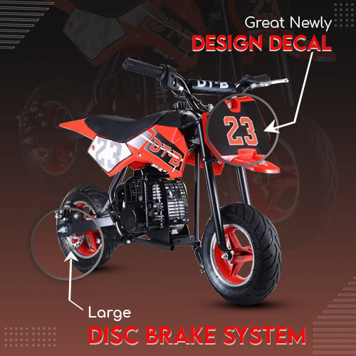 Kids Dirt Bike - GBMOTO, 50cc Red