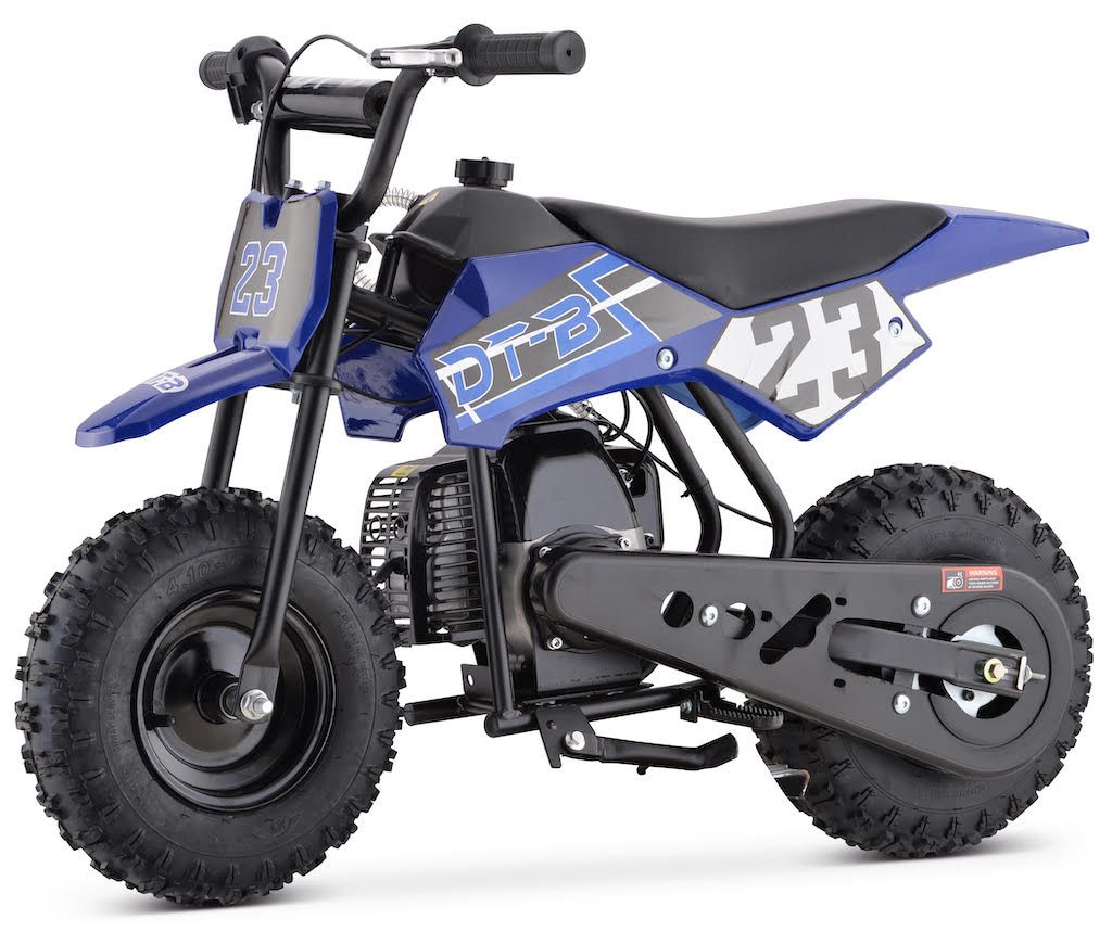 GBMOTO Blue Kids Dirt Bike, Automatic