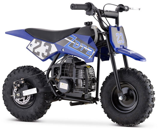 BLUE GBMOTO 50CC 2-Stroke Gas Kids Dirt Bike
