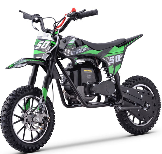 GREEN - DB08 GBmoto Kids Dirt Bike 50cc 4-Stroke Beginner Gas Dirt Bike