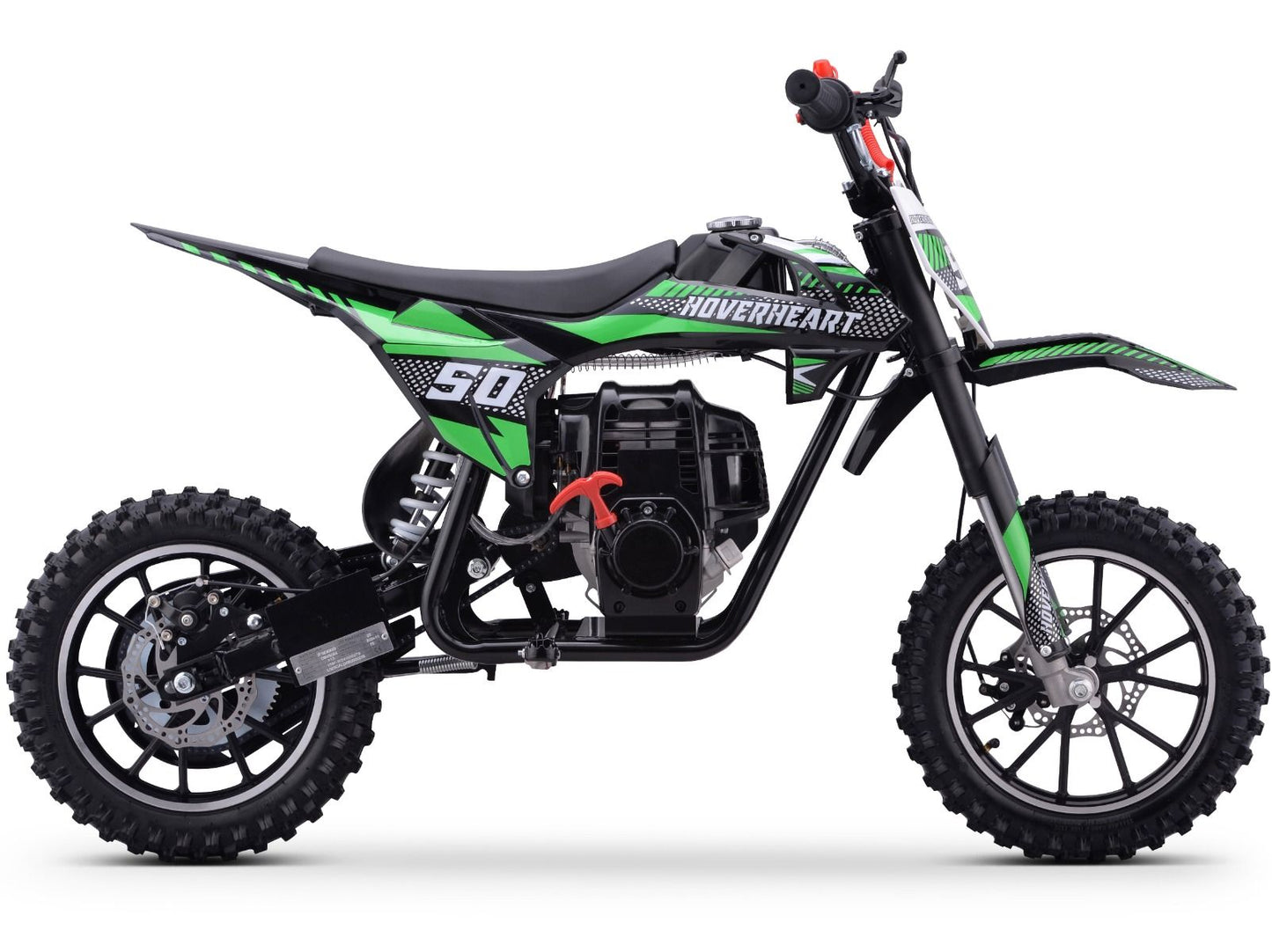 GREEN - DB08 GBmoto Kids Dirt Bike 50cc 4-Stroke Beginner Gas Dirt Bike