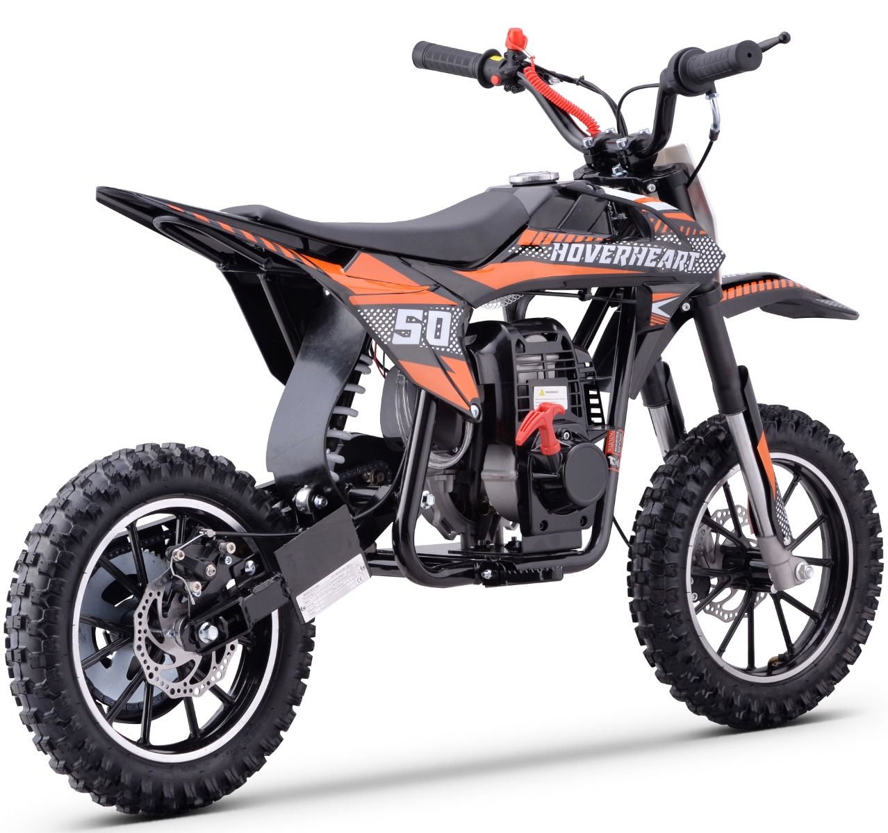 ORANGE - DB08 GBmoto Kids Dirt Bike 50cc 4-Stroke Beginner Gas Dirt Bike