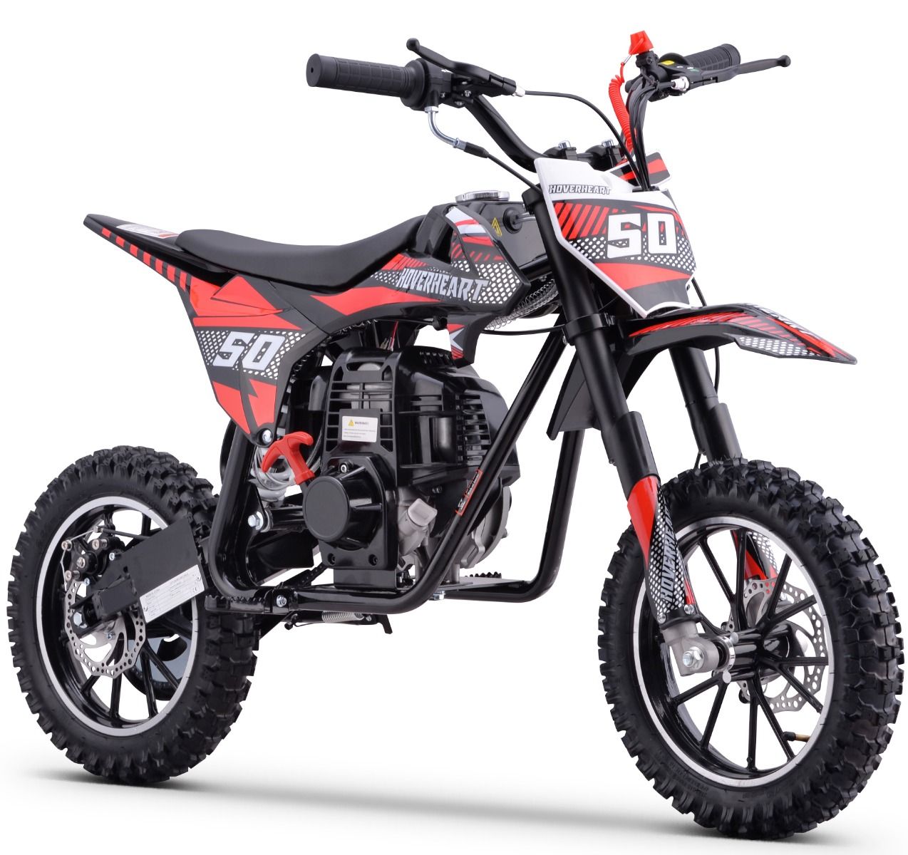 RED - DB08 GBmoto Kids Dirt Bike 50cc 4-Stroke Beginner Gas Dirt Bike