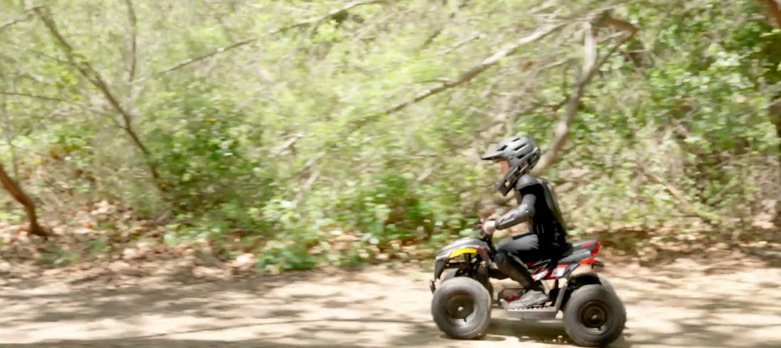Droyd Fury 500W Electric 4 Wheeler- Blue