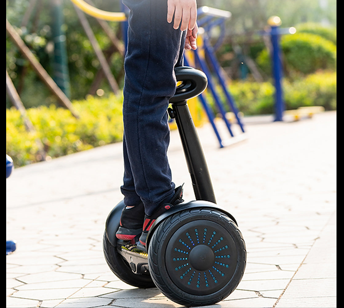 WHITE Electric Smart Self-Balancing Scooter 10" Tires, Bluetooth app management, Safer and easier to ride, good for teens and adults
