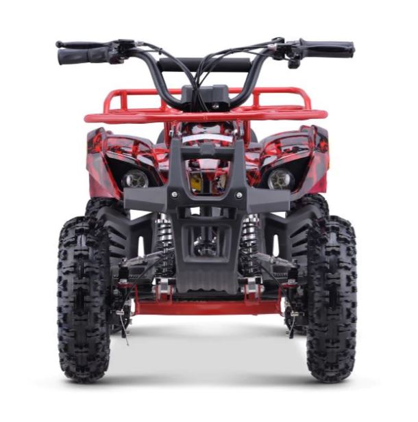 RED FLAME - SONORA Electric 500W 36V Kids Off-Road Quad ATV
