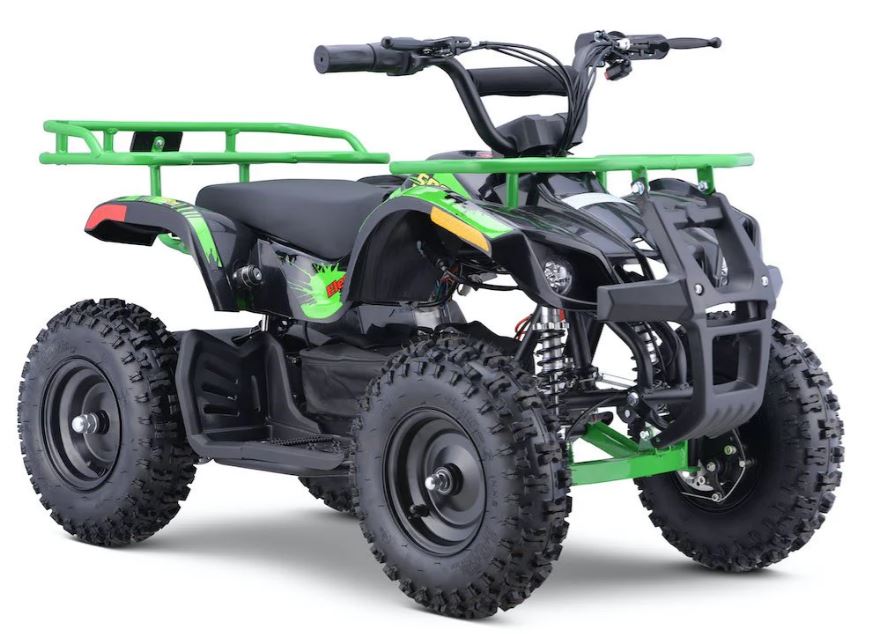 GREEN - SONORA Electric 500W 36V Kids Off-Road Quad ATV