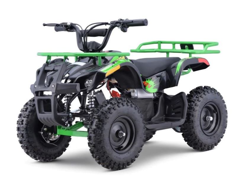 GREEN - SONORA Electric 500W 36V Kids Off-Road Quad ATV