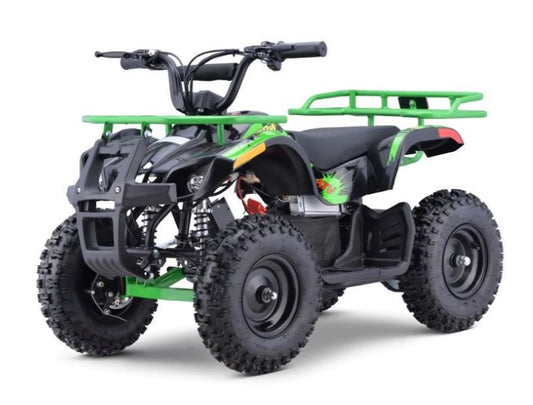 GREEN - SONORA Electric 500W 36V Kids Off-Road Quad ATV
