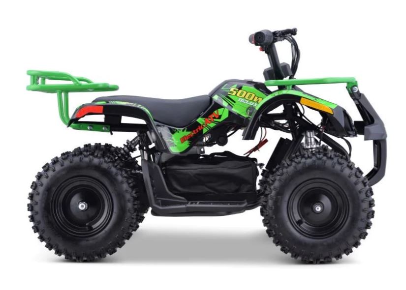 GREEN - SONORA Electric 500W 36V Kids Off-Road Quad ATV