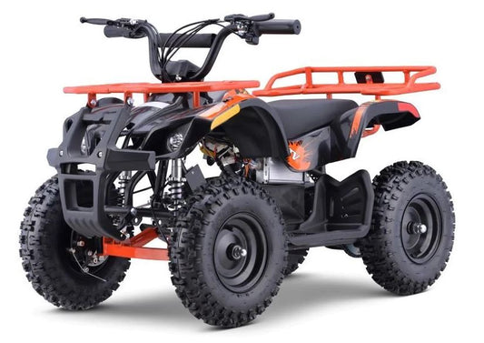ORANGE - SONORA Electric 500W 36V Kids Off-Road Quad ATV
