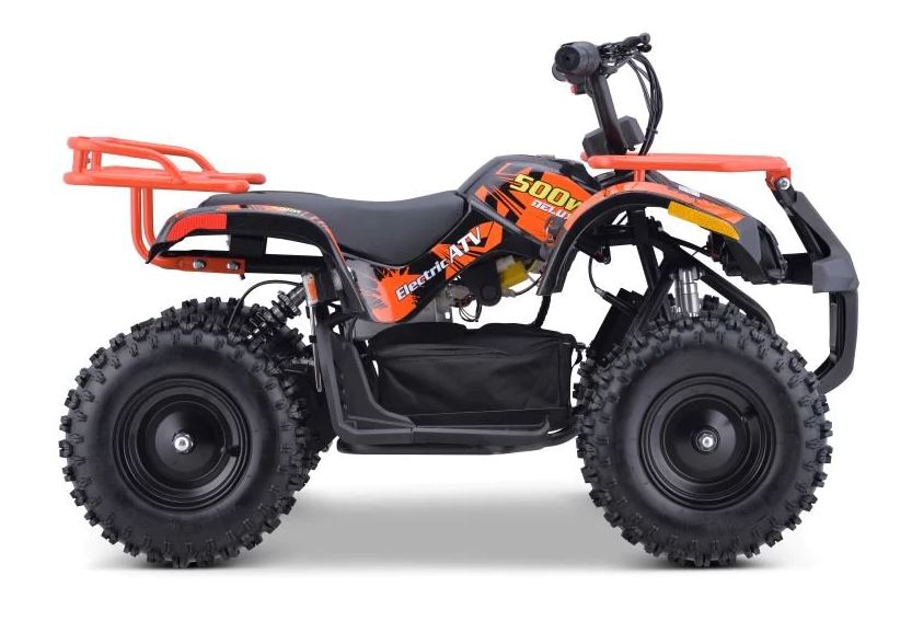ORANGE - SONORA Electric 500W 36V Kids Off-Road Quad ATV