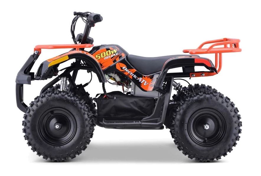 ORANGE - SONORA Electric 500W 36V Kids Off-Road Quad ATV