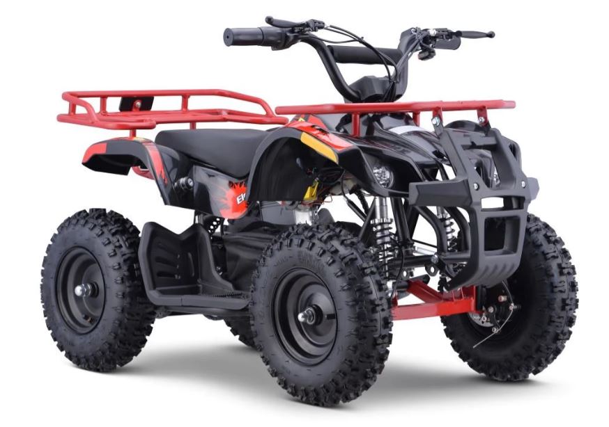 RED - SONORA Electric 500W 36V Kids Off-Road Quad ATV