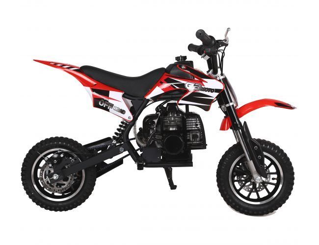 RED GBMOTO Upgraded 50cc Kids Dirt Bike, Fully Automatic, 95% Assembled
