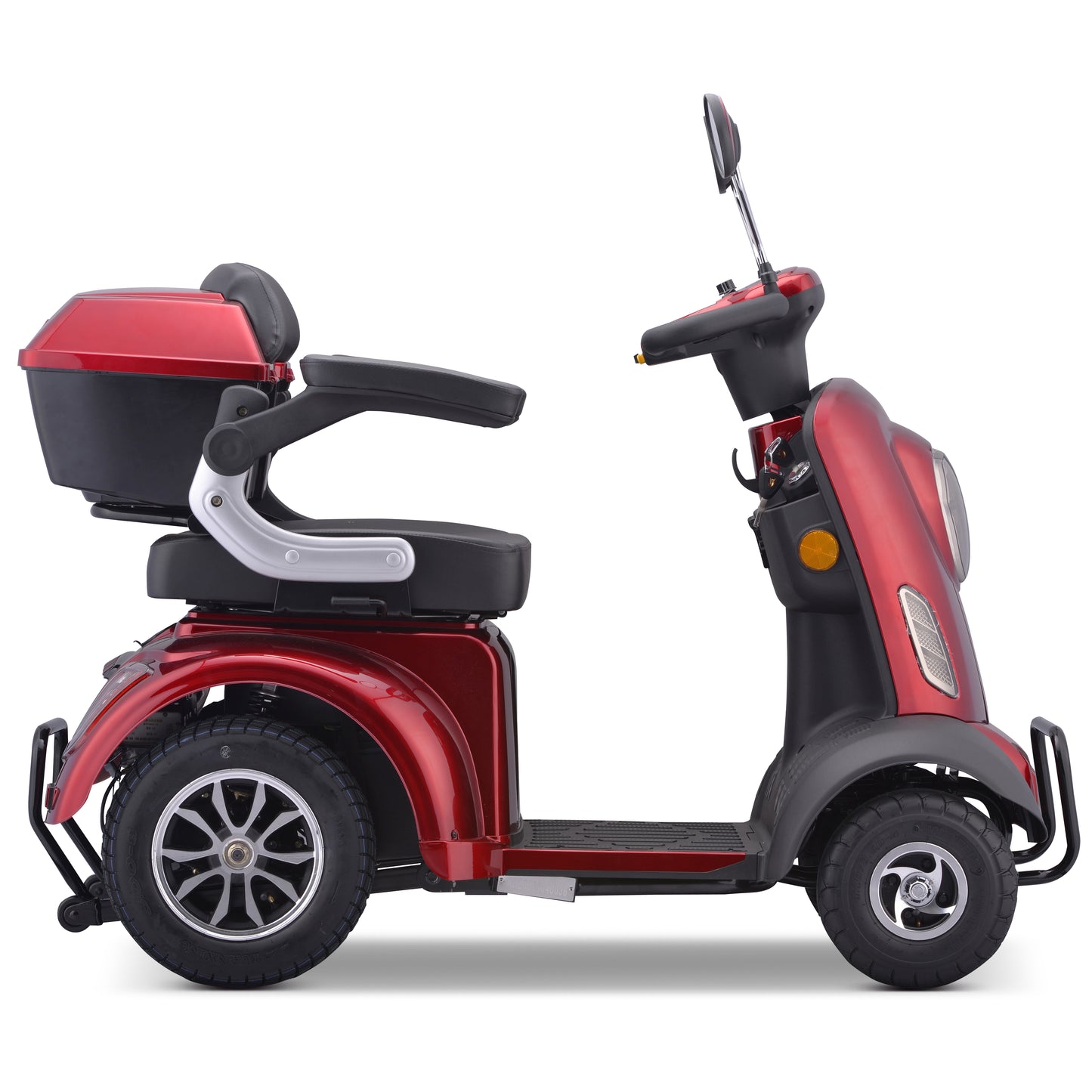 RED - Electric 4-Wheel Mobility Scooter, (XW-E05) Heavy Duty Wheelchair Device 400 LBS Capacity for Seniors & Adults, Assembled in US, Ready to Ride (Copy)