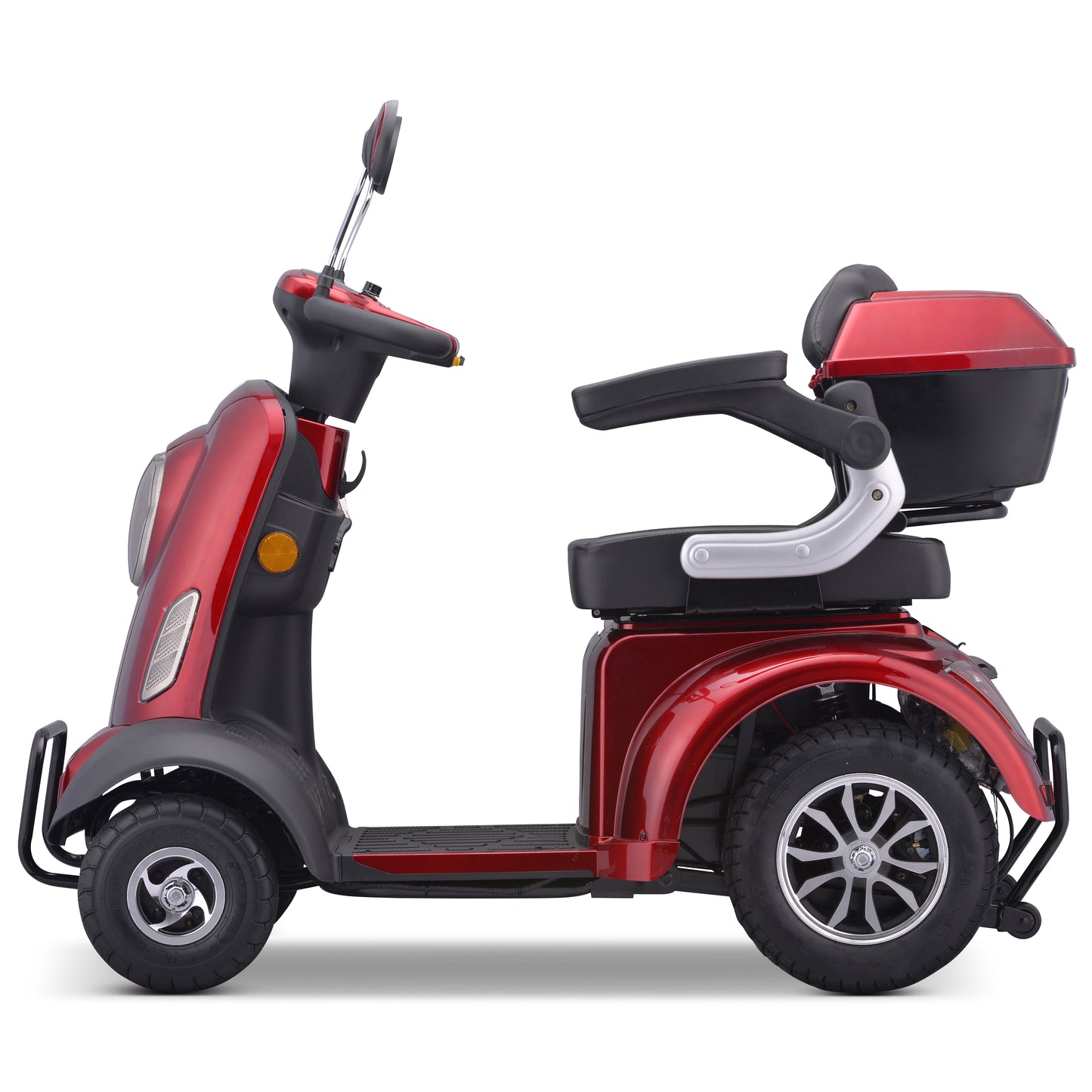 RED - Electric 4-Wheel Mobility Scooter, (XW-E05) Heavy Duty Wheelchair Device 400 LBS Capacity for Seniors & Adults, Assembled in US, Ready to Ride (Copy)