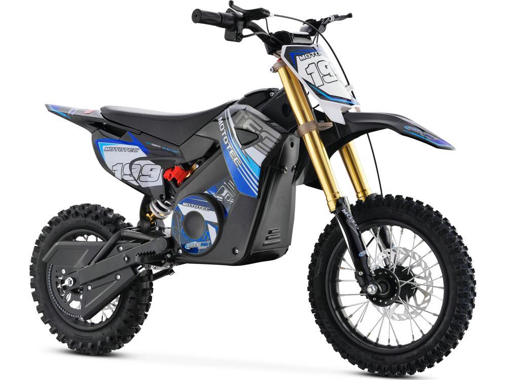 BLUE - MotoTec 36v Pro Electric Dirt Bike 1000w Lithium