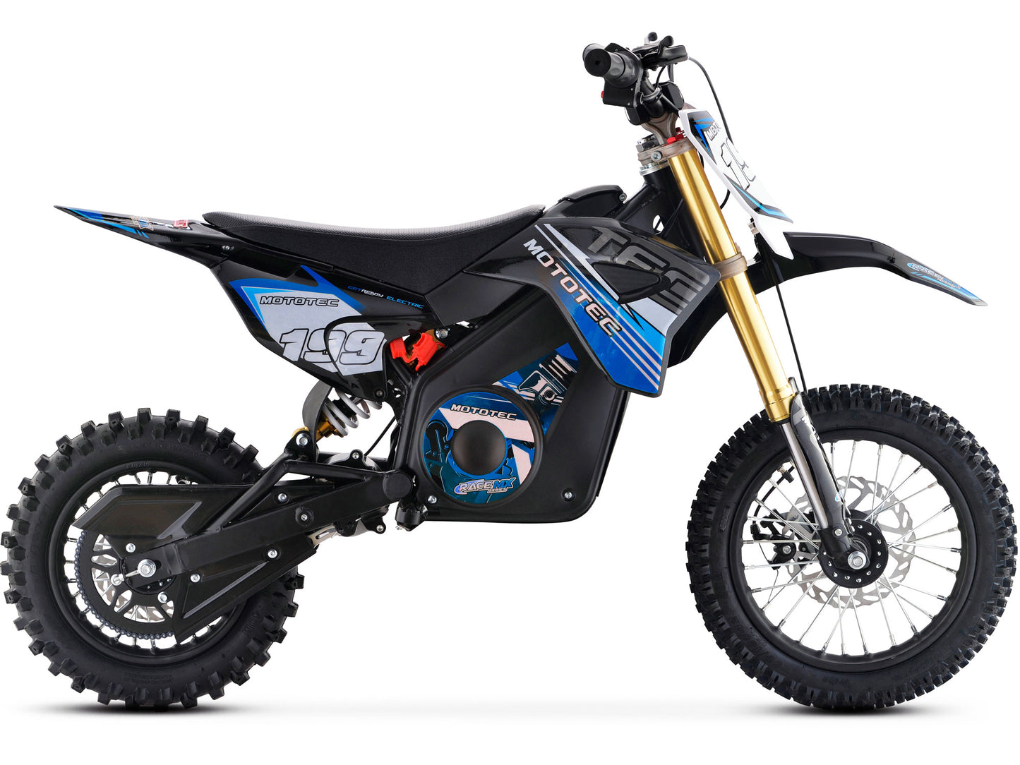 BLUE - MotoTec 36v Pro Electric Dirt Bike 1000w Lithium