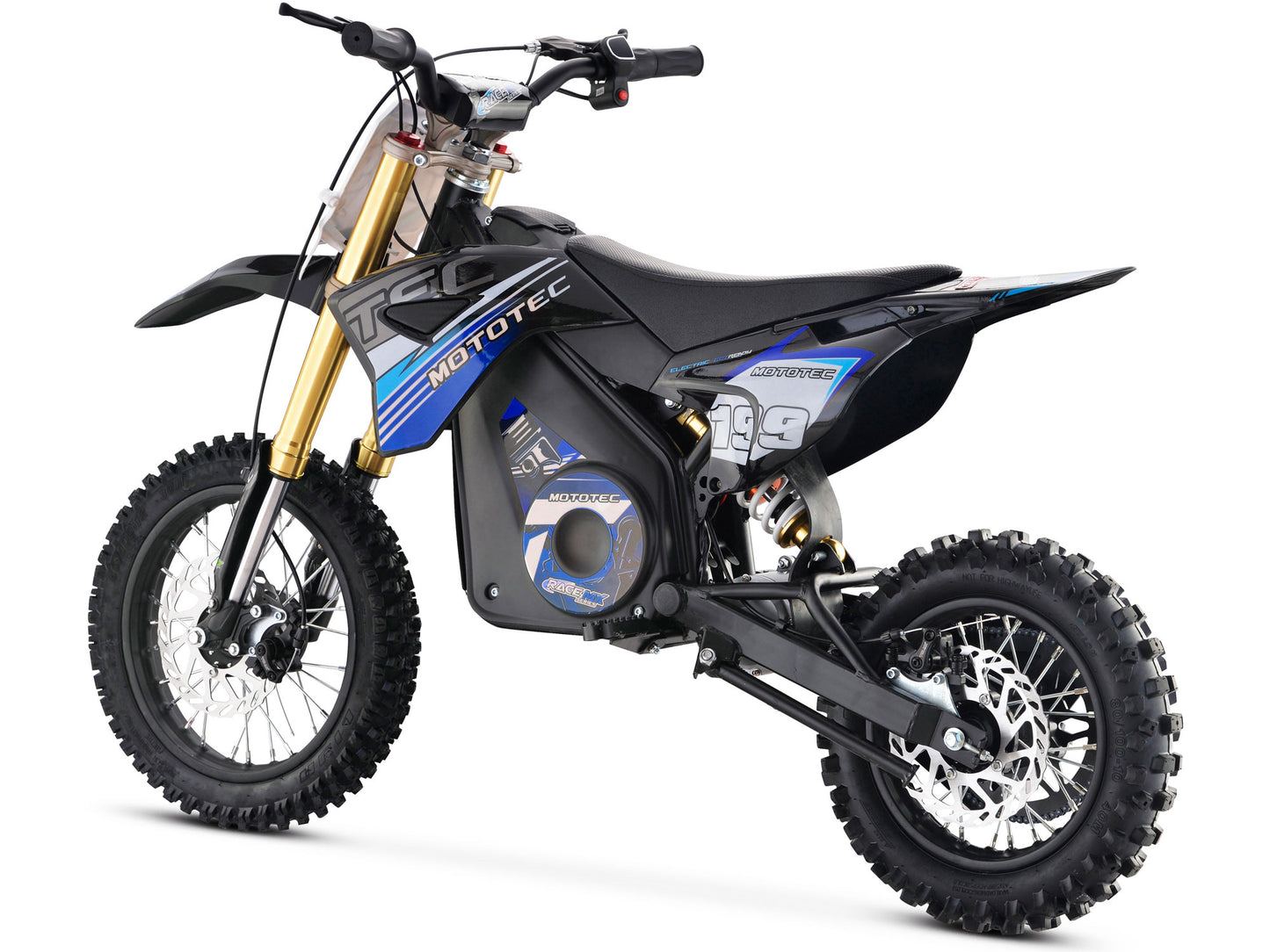 BLUE - MotoTec 36v Pro Electric Dirt Bike 1000w Lithium