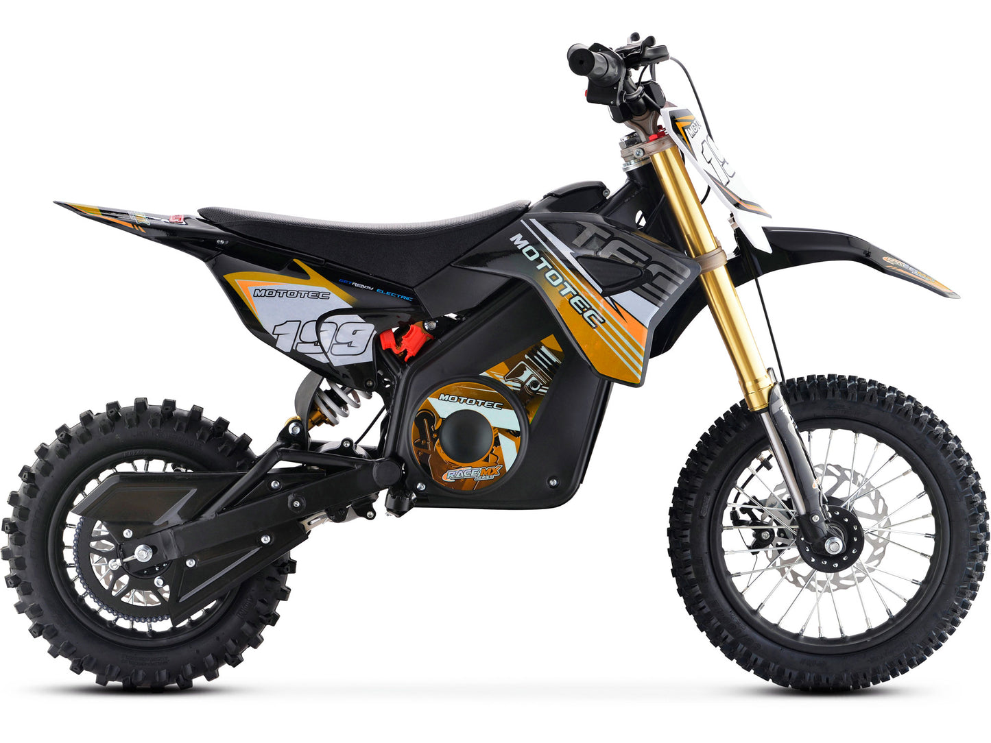 ORANGE - MotoTec 36v Pro Electric Dirt Bike 1000w Lithium