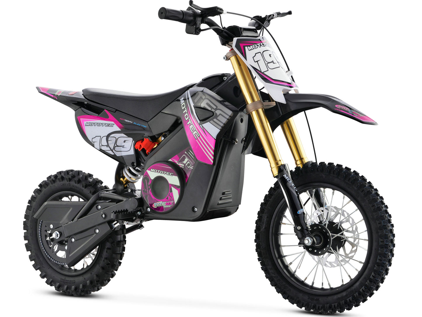 PINK - MotoTec 36v Pro Electric Dirt Bike 1000w Lithium