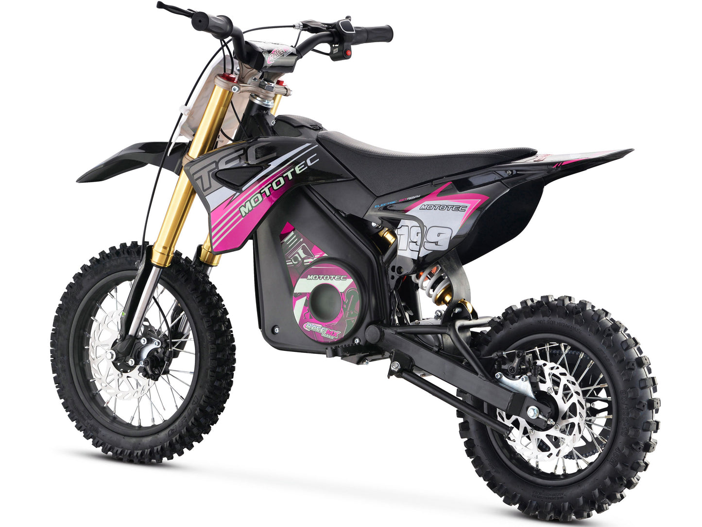 PINK - MotoTec 36v Pro Electric Dirt Bike 1000w Lithium