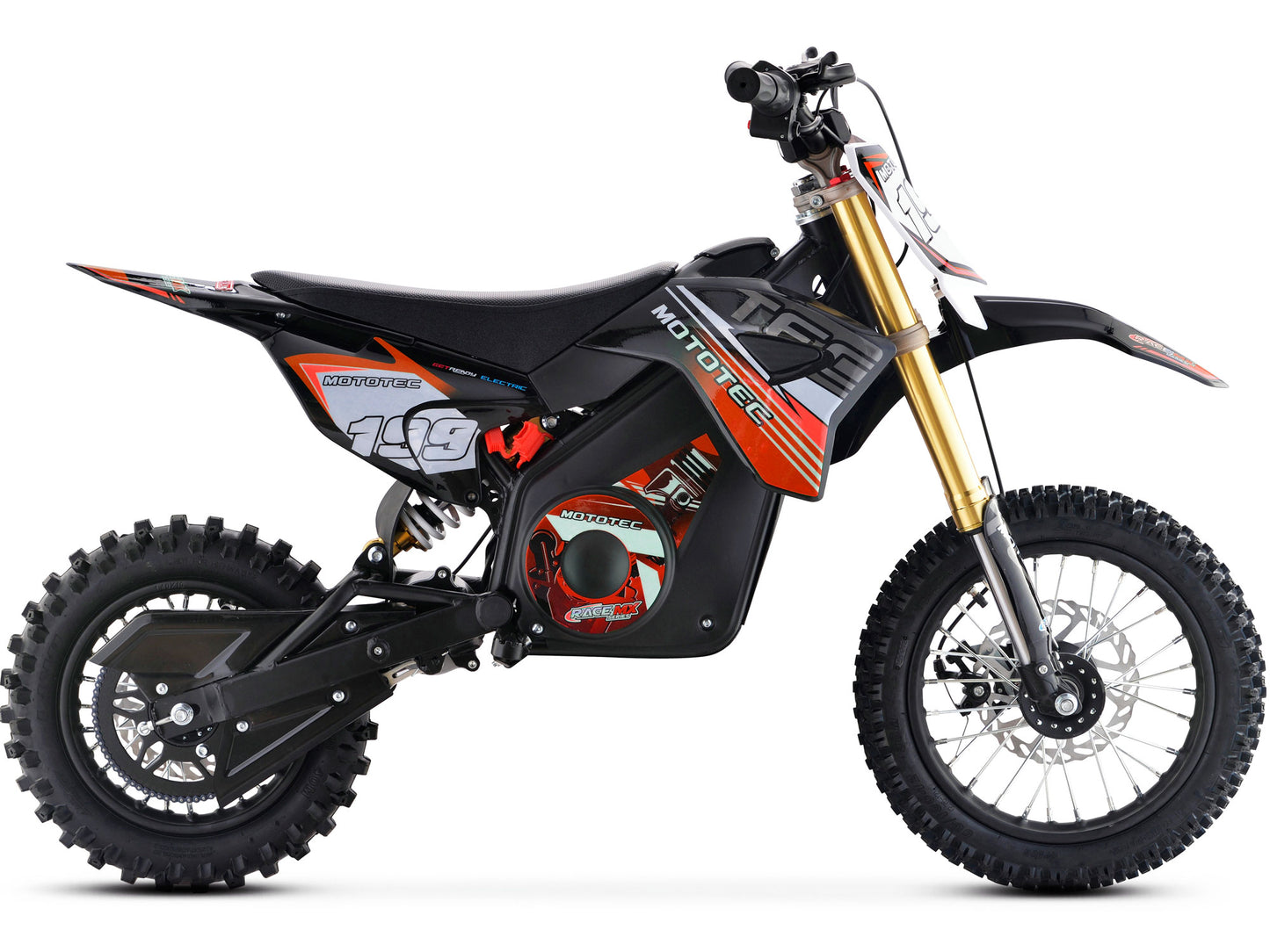 RED - MotoTec 36v Pro Electric Dirt Bike 1000w Lithium