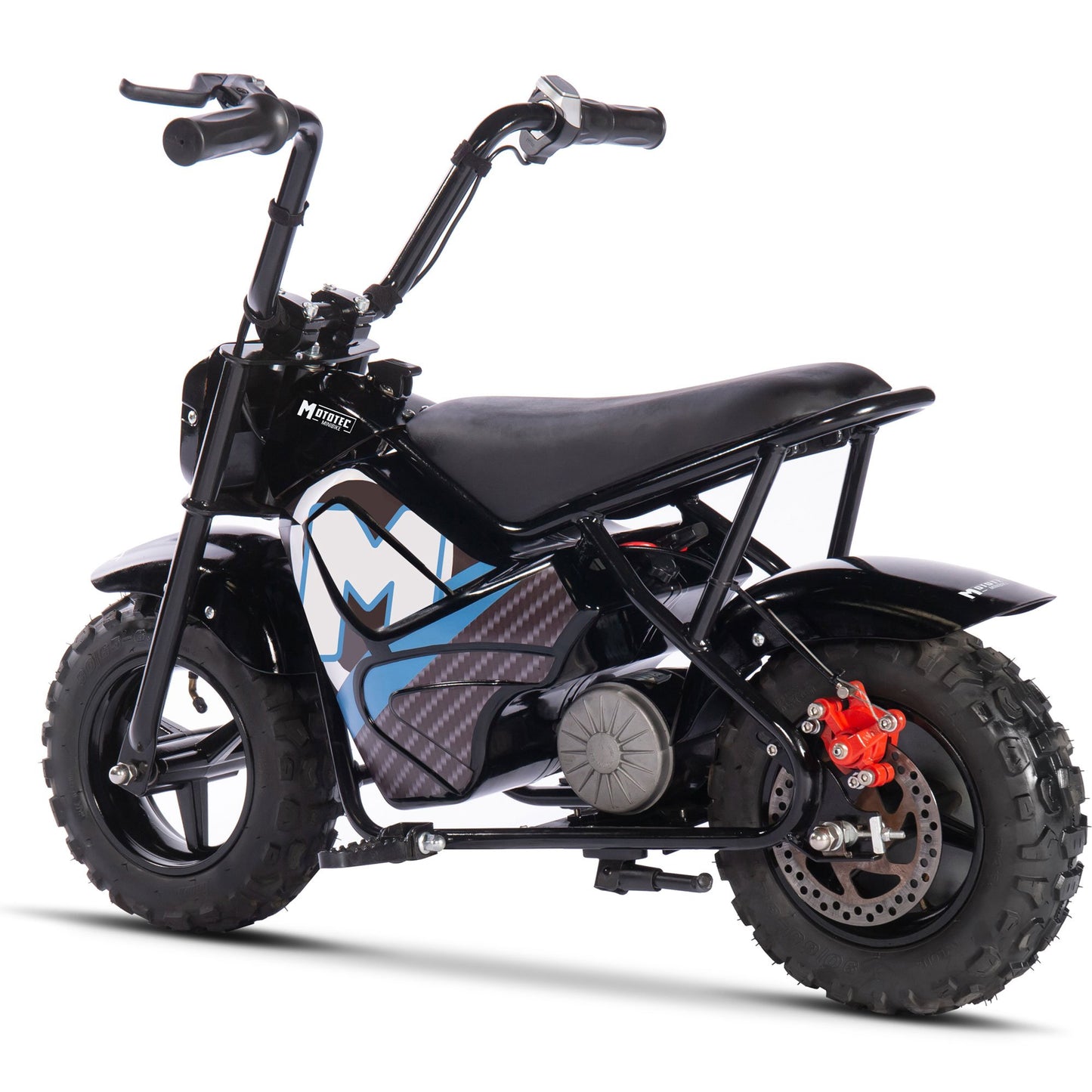 BLACK MotoTec 24v 250w Electric Powered Mini Bike