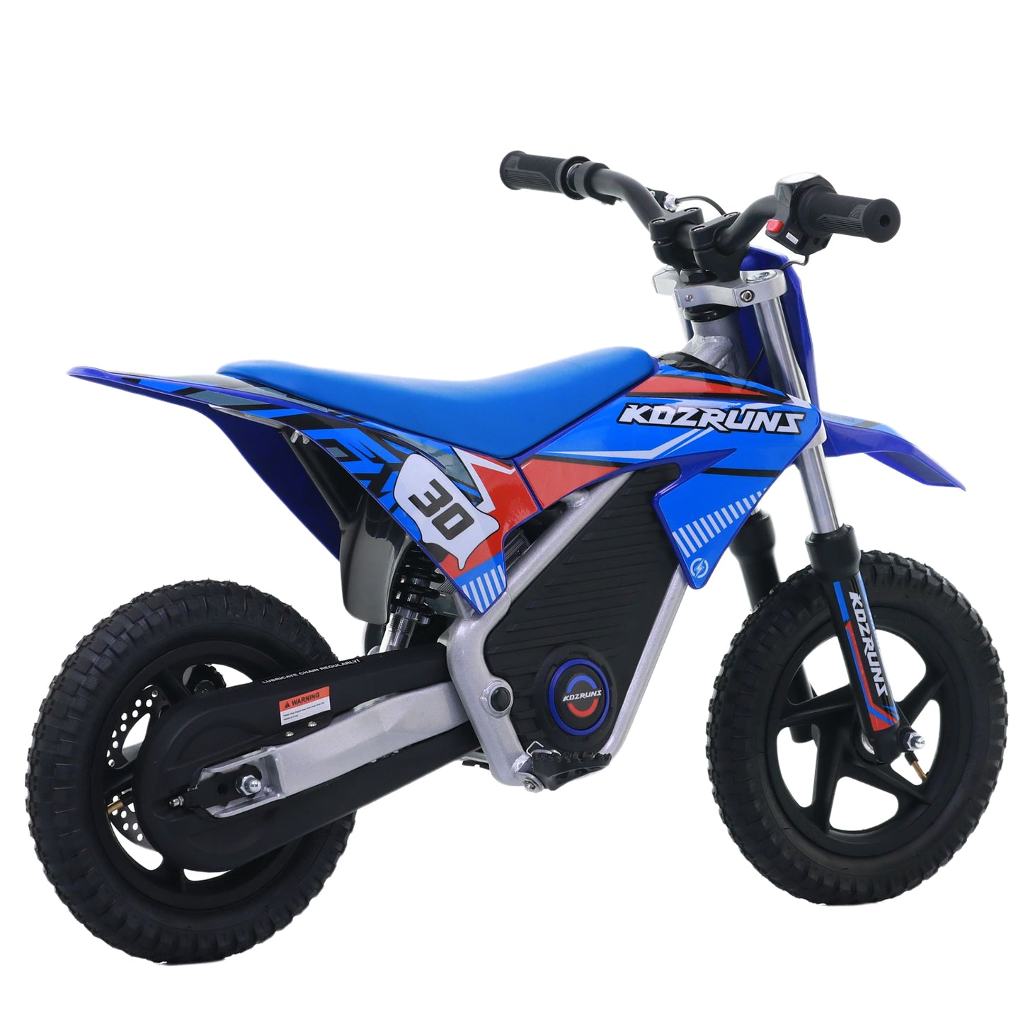 BLUE - Electric Dirt Bike for Kids, 36V 250W 12" Wheel Electric Balance Bike for Ages 3-8