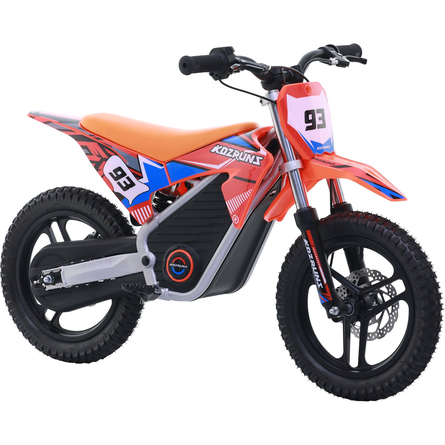 ORANGE - Electric Dirt Bike for Kids, 36V 350W 14" Wheel Electric Balance Bike for Ages 6-12