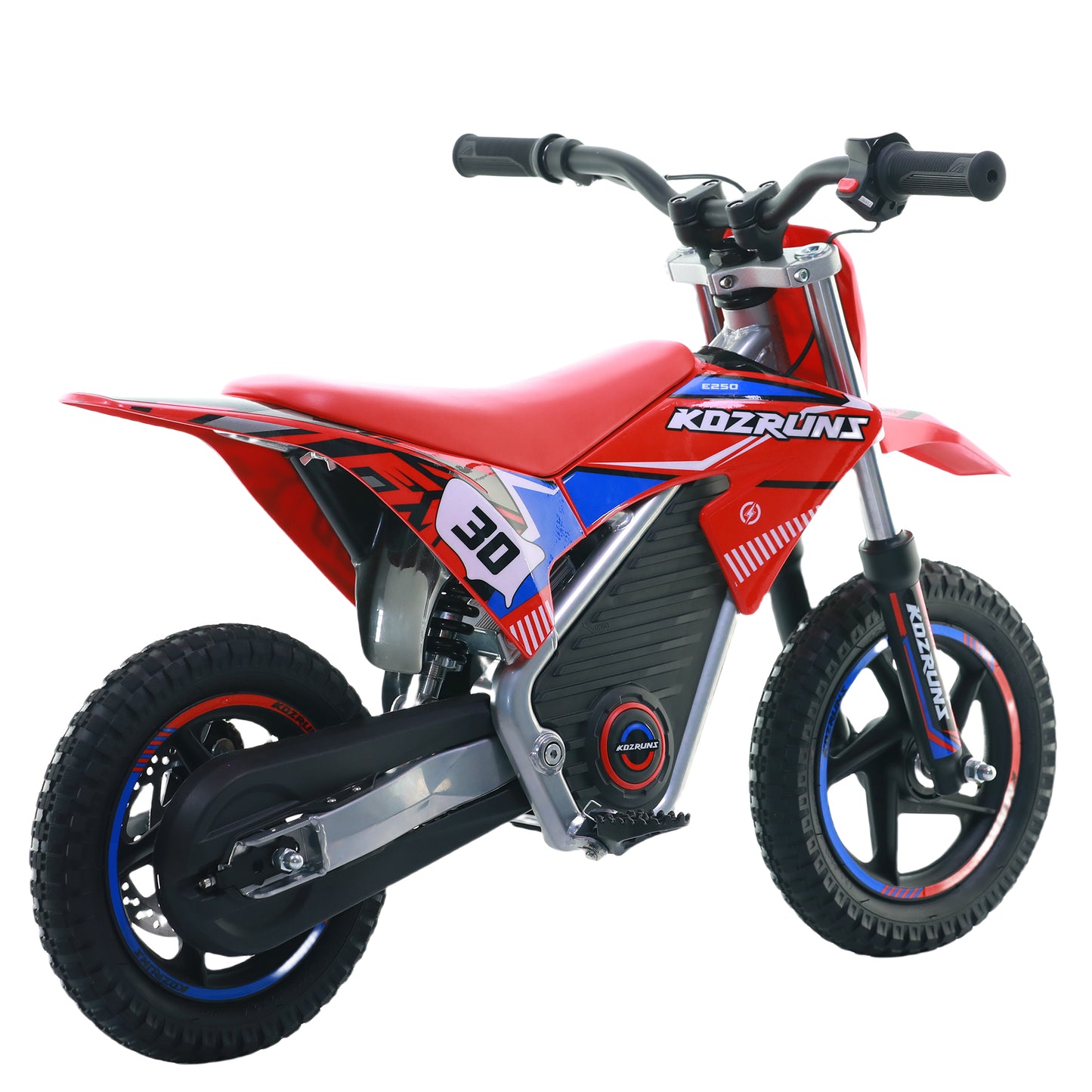 RED - Electric Dirt Bike for Kids, 36V 250W 12" Wheel Electric Balance Bike for Ages 3-8