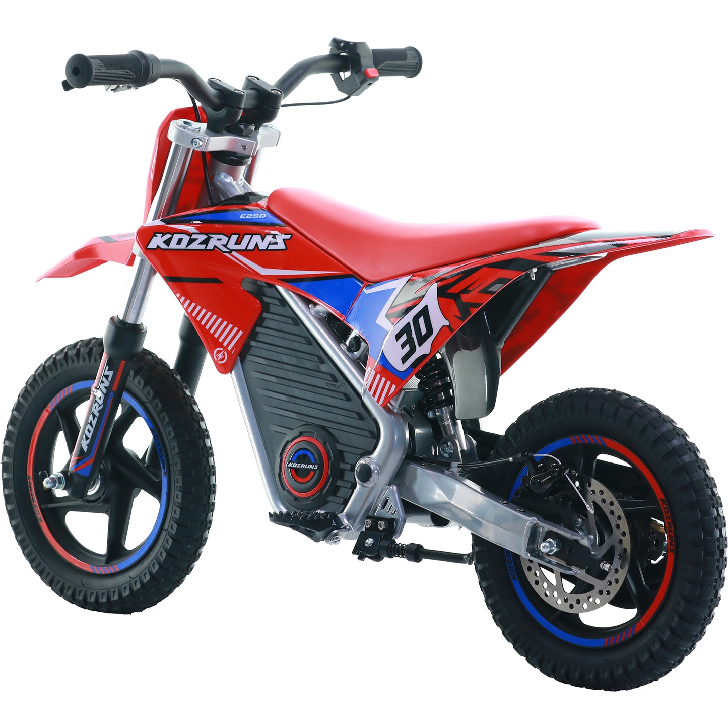 RED - Electric Dirt Bike for Kids, 36V 250W 12" Wheel Electric Balance Bike for Ages 3-8