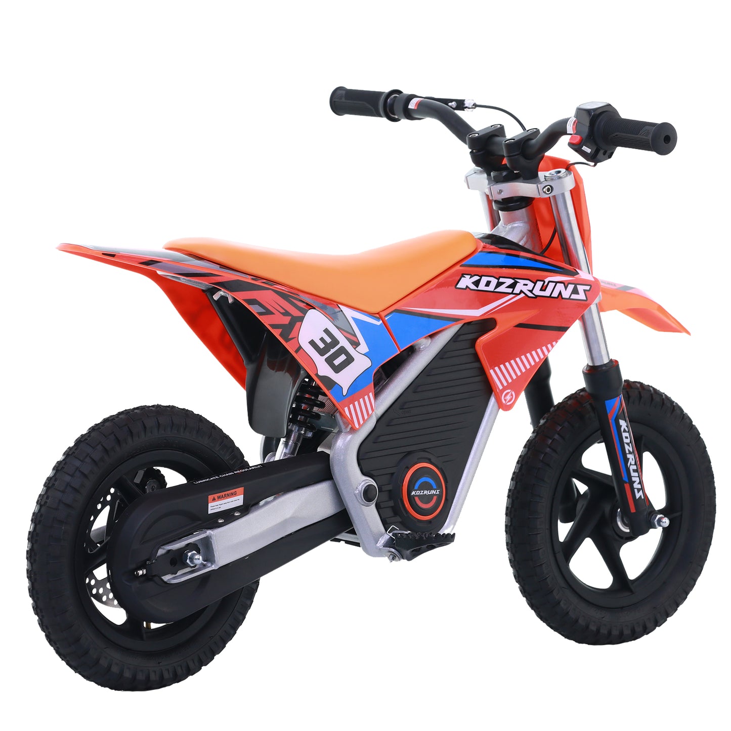 ORANGE - Electric Dirt Bike for Kids, 36V 250W 12" Wheel Electric Balance Bike for Ages 3 -8