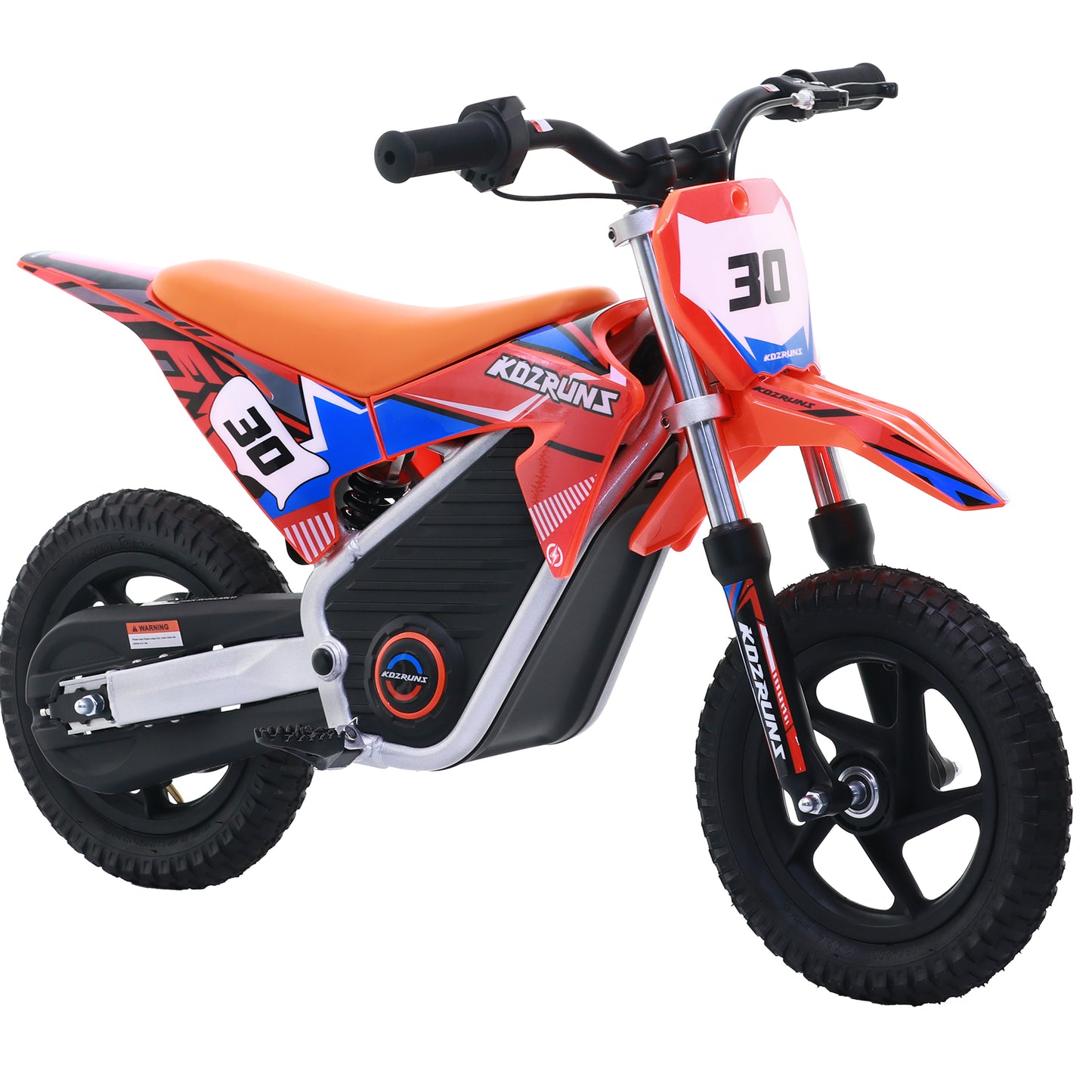 ORANGE - Electric Dirt Bike for Kids, 36V 250W 12" Wheel Electric Balance Bike for Ages 3 -8